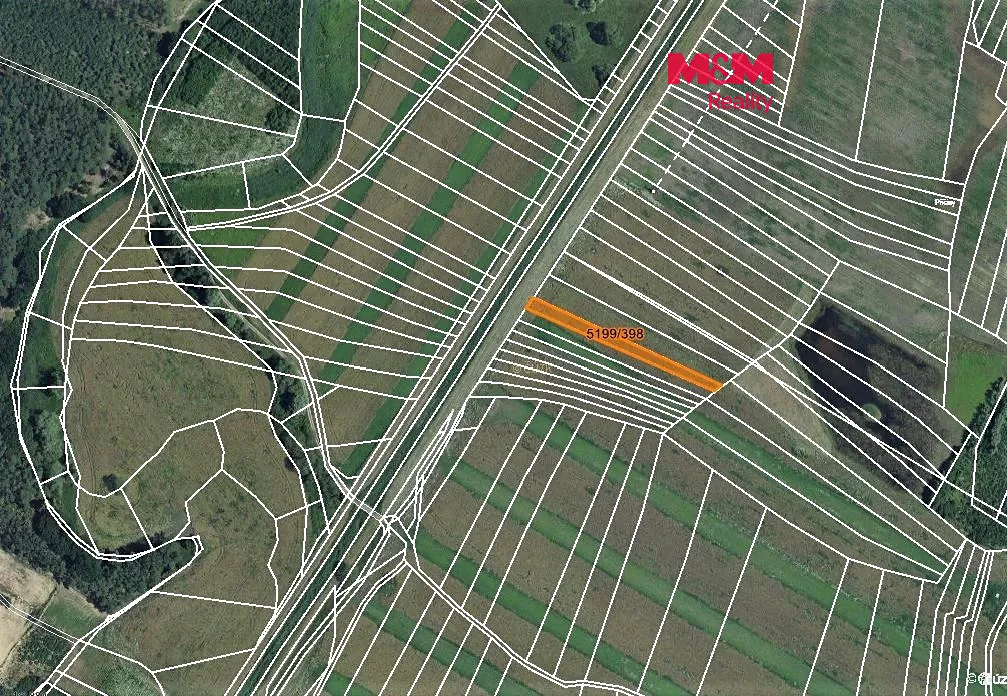 Prodej pole 1262 m²